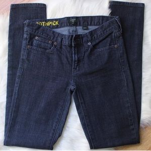 J.Crew Women's toothpick Straight leg | Dark wash